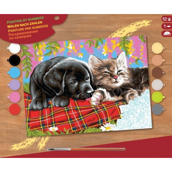 

Набор для творчества Sequin Art Painting by Numbers Senior Новые друзья SA1107