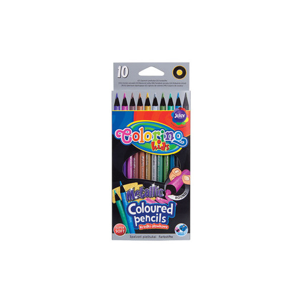 

Карандаши Colorino Металик 10 цветов круглые (34678PTR)