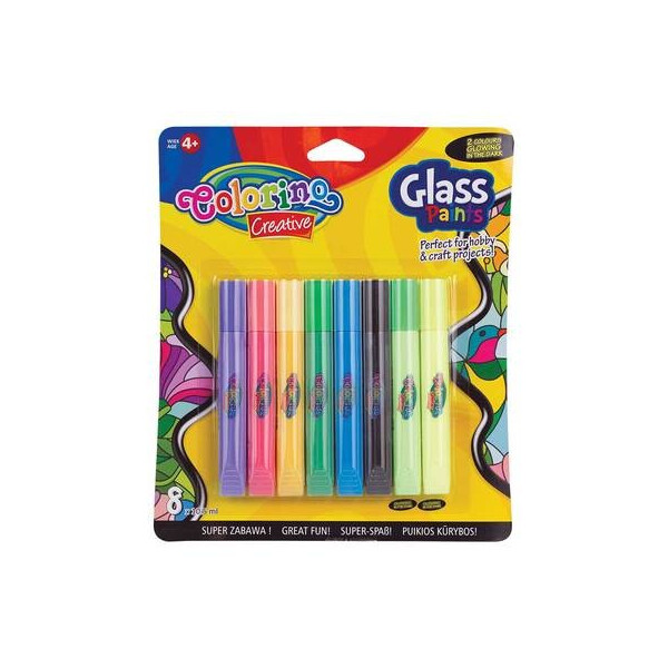 

Краски витражные Colorino 10.5 мл 2 цвета светятся в темноте (68949PTR)