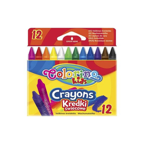 

Карандаши восковые Colorino 12 цветов (13314PTR/1)