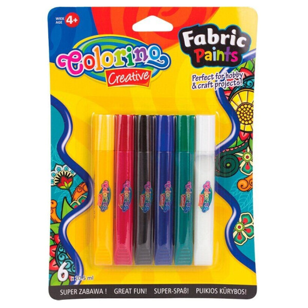 

Краски Colorino для тканей 6 цветов 6 шт (68888PTR)