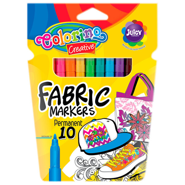

Маркеры Colorino Creative для тканей 10 цветов 10 шт (80095PTR)