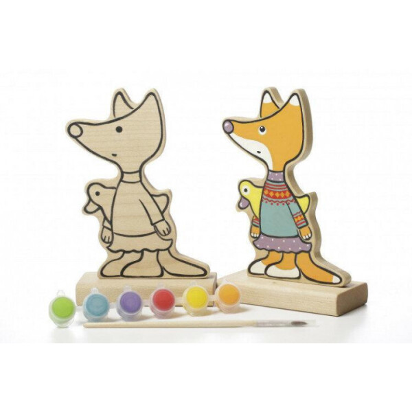 

Игра Раскраска Cubika Лисичка с красками (13876)
