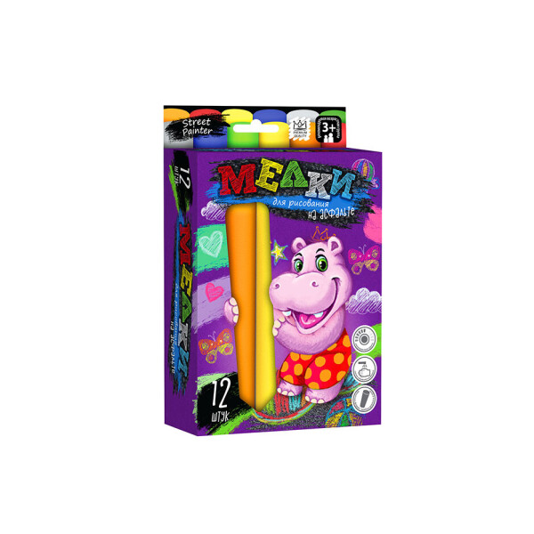 

Мелки для рисования на асфальте Danko Toys большая 12 штук (ДТ-МЛ-15-14)