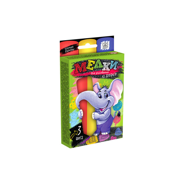 

Мелки для рисования на асфальте Danko Toys большая 3 штуки (ДТ-МЛ-15-04)