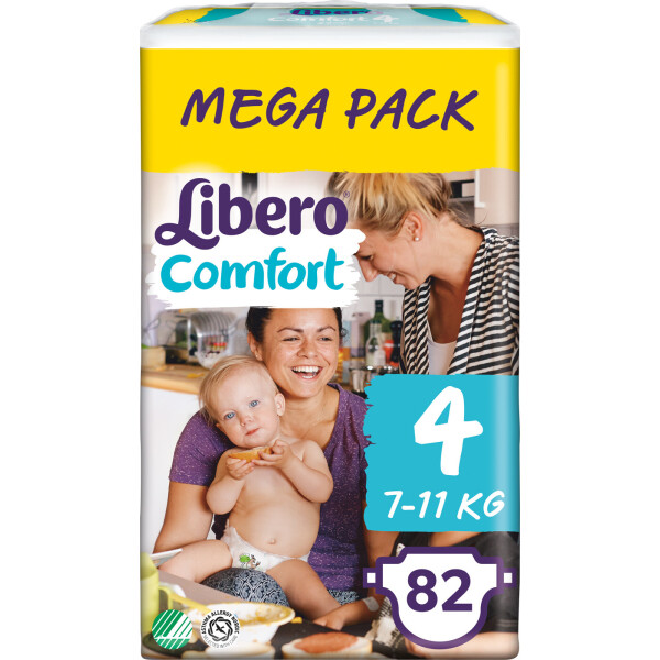 

Подгузники Libero Comfort 4 82 шт (8147)