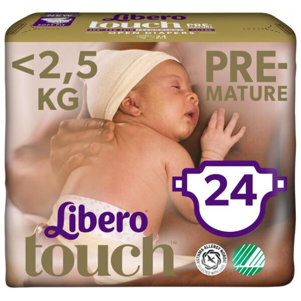 

Подгузники Libero Touch Prema 0 24 шт (7976)