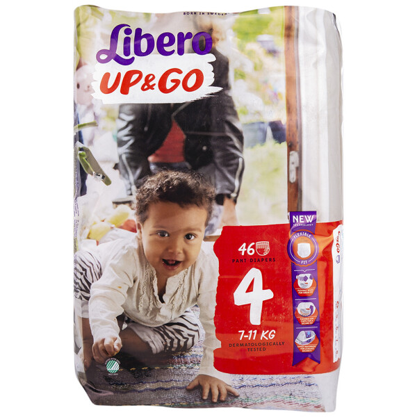 

Подгузники трусики Libero Up & Go 4 46 шт (6534)