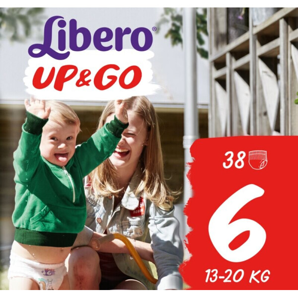 

Подгузники трусики Libero Up & Go 6 38 шт (6536)