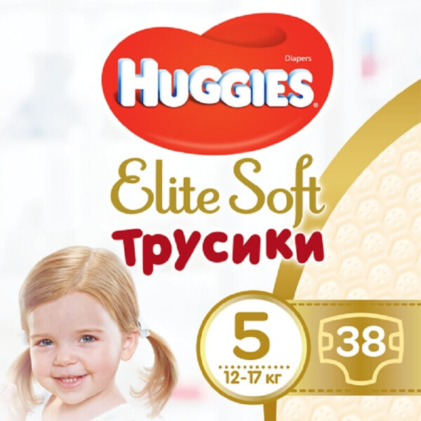 

Подгузники трусики Huggies Elite Soft 5XL 38 шт (9402725)