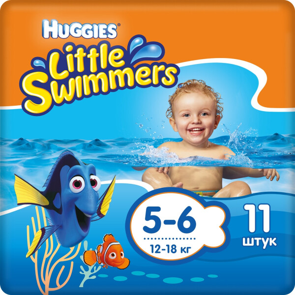 

Подгузники трусики для плавания Huggies Little Swimmers 5 11 шт (2961161)