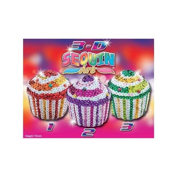 

Набор для творчества Sequin Art 3D TRIO Кексы (SA1309)