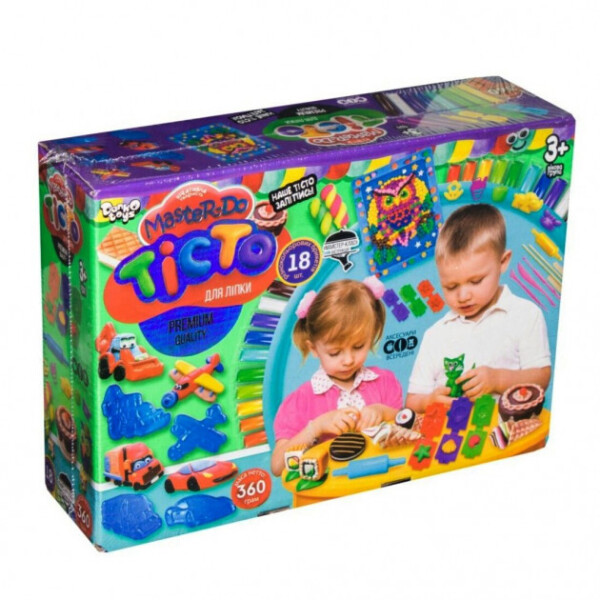 

Набор для творчества Danko Toys тесто для лепки Master Do 18 цветов (ДТ-TЛ-02-07)