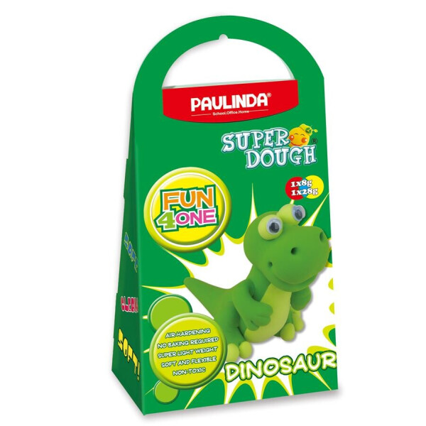 

Масса для лепки Paulinda Super Dough Fun4one Динозавр подвижные глаза (PL-1567)