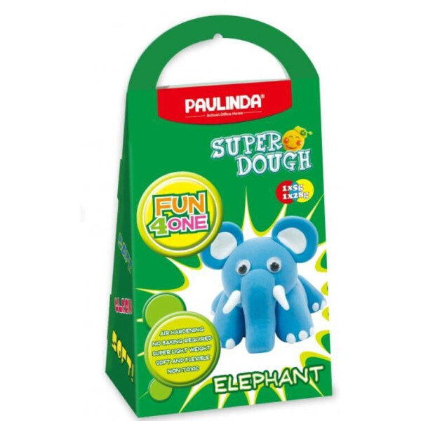 

Масса для лепки Paulinda Super Dough Fun4one Слоненок рухливи глаза (PL-1543)