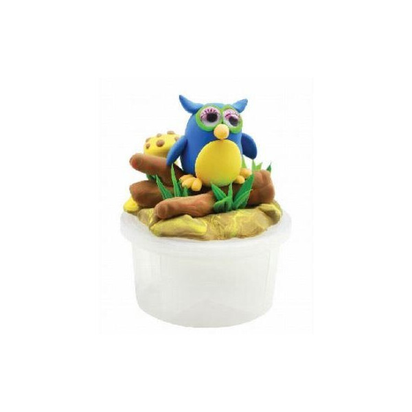 

Масса для лепки Paulinda Super Dough Happy land 75г Сова (PL-081165-1)
