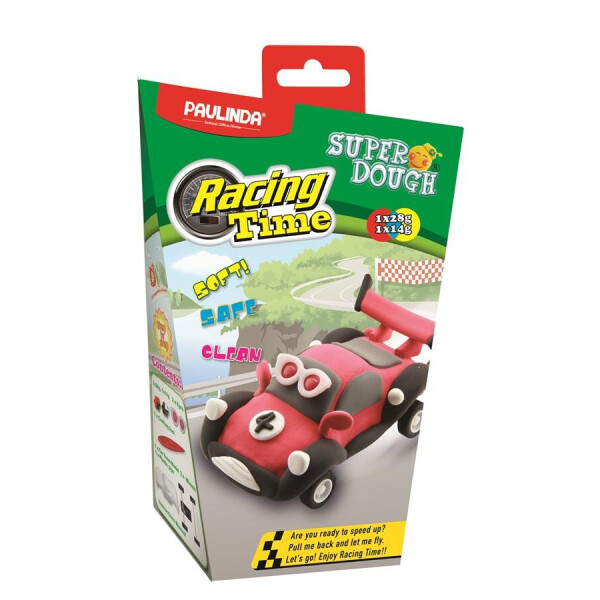

Масса для лепки Paulinda Super Dough Racing time машинка красная (PL-081161-4)