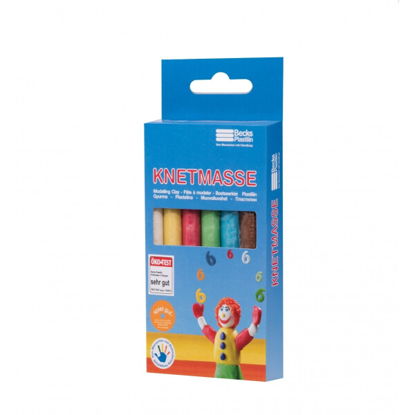 

Пластилин классический Becks Plastilin 6 цветов (B100427)