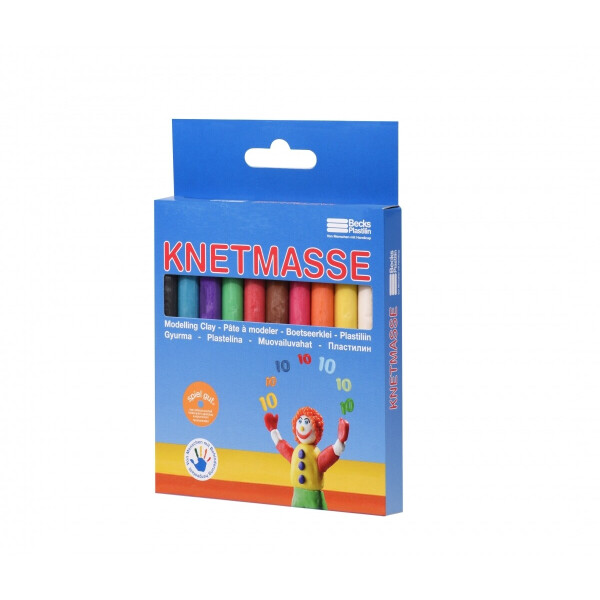 

Пластилин классический Becks Plastilin 10 цветов (B100429)