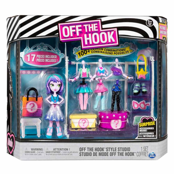 

Игровой набор кукол Off the Hook Студия стиля (SM74306)