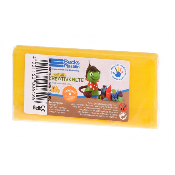 

Пластилин восковой Becks Plastilin желтый (B102343)