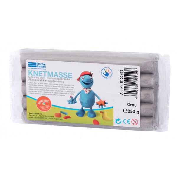 

Пластилин классический Becks Plastilin серый (B100475)