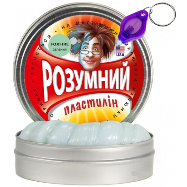

Умный пластилин Thinking Putty Foxfire Зеленый фантом (ti17002/1)