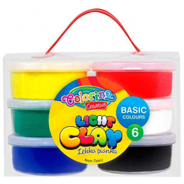 Набор для творчества Colorino Легкий пластилин 6 цветов (92166PTR)