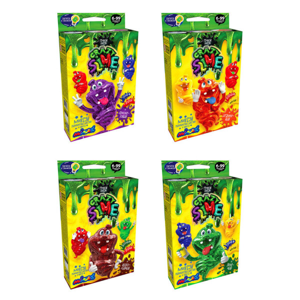 

Безопасный образовательный набор для проведения опытов Danko Toys Crazy Slime 4в1 (ДТ-НВ-08-47)
