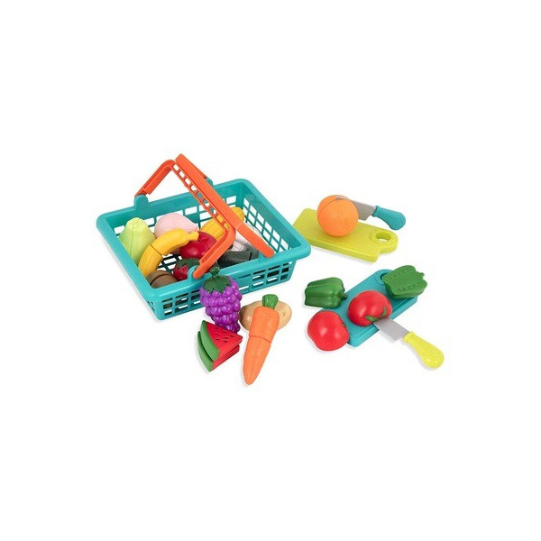 

Игровой набор Battat Lite Овощи фрукты на липучках в корзине (BT2534Z)