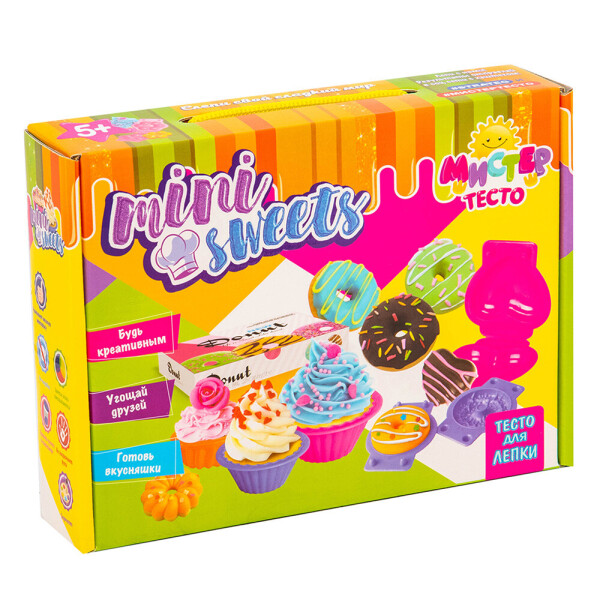 

Набор для креативного творчества Strateg Мистер тесто Mini Sweets 23 элемента (71203)