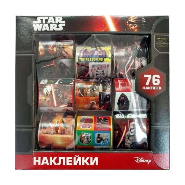 

Набор наклеек в коробке Ranok-Creative Star Wars (13163004Р)