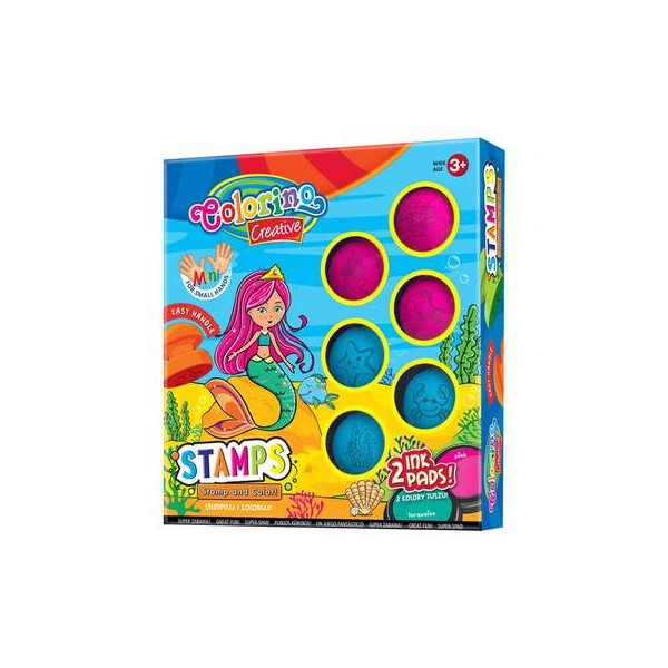 

Набор Colorino Русалка 6 штампов 2 подушечки (36704PTR)