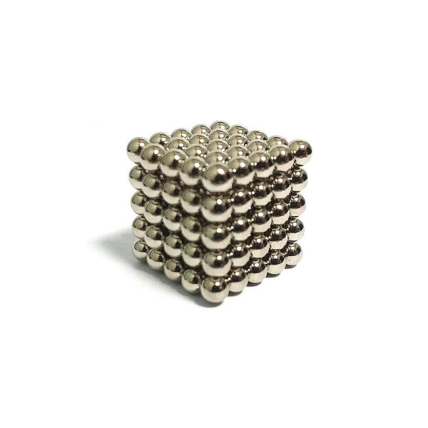 

Головоломка NeoCube Неокуб Серебристый 5x5x5 на 125 шариков (34474)