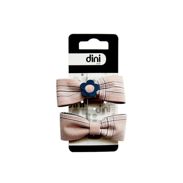

Резинка и заколка Dini Hand Made набор в полоску (d-583)
