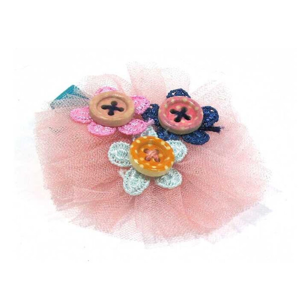

Заколка Dini Hand Made Цветок с пуговицей (d-516)
