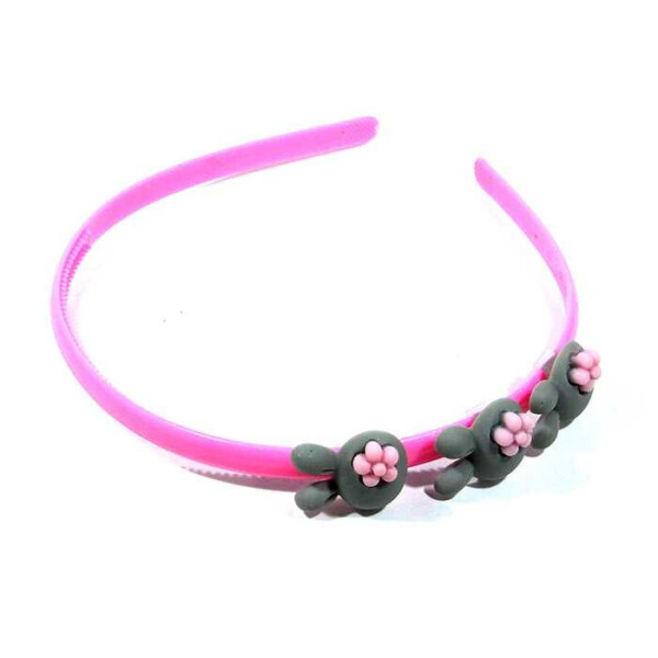 

Ободок Dini Kids Зайчик серый (d-030)