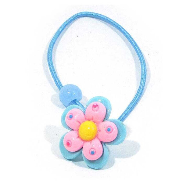 

Резинка Dini Kids Цветок голубая (d-067)