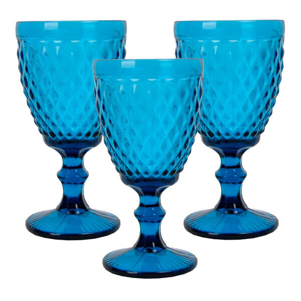 

Набор бокалов Siossi small Blue стекло из 6 штук Sabefet AR30995