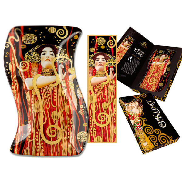 

Тарелка фигурная G.Klimt Медицина 23х15 см Carmani 198-8103