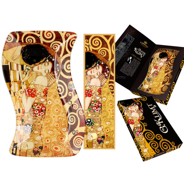

Тарелка G.Klimt Поцелуй 18,5х12 см Carmani 198-8201
