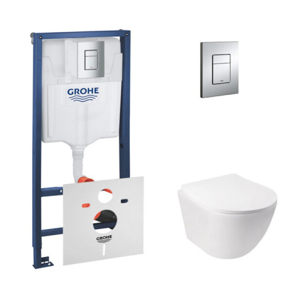 

Инсталляция Grohe Rapid SL 38772001 с унитазом Q-tap Jay WHI 5176 с сиденьем, 38772001WHI5176