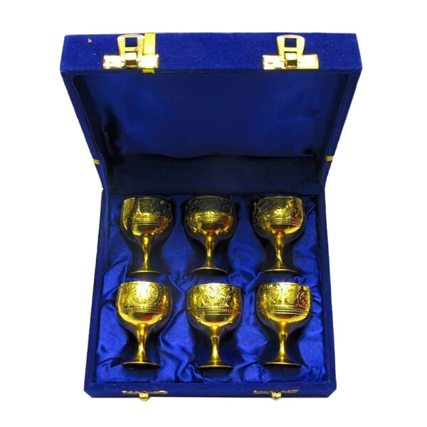 

Подарочные рюмки на ножке из бронзы Darshan FX32968