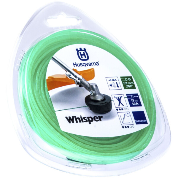 

Корд триммерний стандартный Husqvarna Opti Round 2.0 мм (15 м) Donut Green