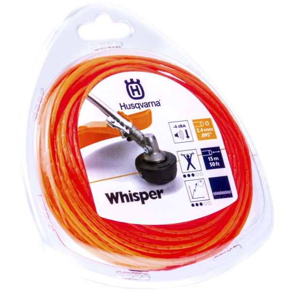 

Корд триммерний стандартный Husqvarna Opti Round 2.4 мм (15 м) Donut Orange