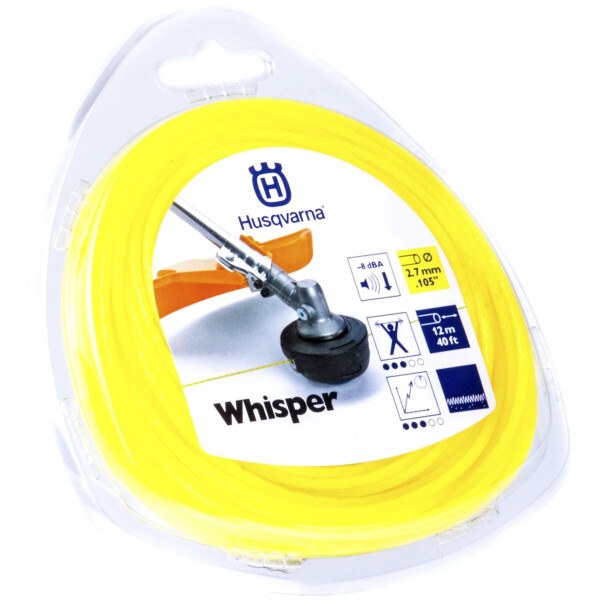 

Корд триммерний стандартный Husqvarna Opti Round 2.7 мм (12 м) Donut Yellow