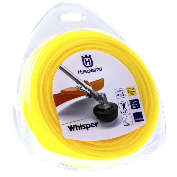 

Корд триммерний стандартный Husqvarna Opti Round 2.7 мм (70 м) Donut Yellow