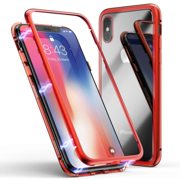 

Магнитный чехол Bakeey для Iphone X Red (65694)