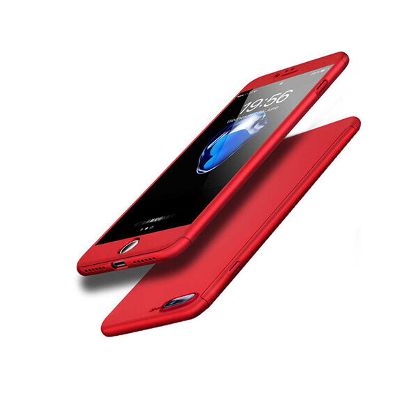 

Противоударный чехол JETech 360° + стекло 9Н на Iphone 7 plus/8 plus Red (233109)