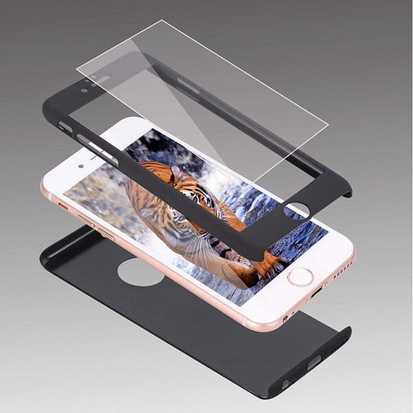 

Чехол Противоударный FullPro 360° + стекло 9Н оригинальный на Apple Iphone 6 Plus/6s Plus Black (37266221)